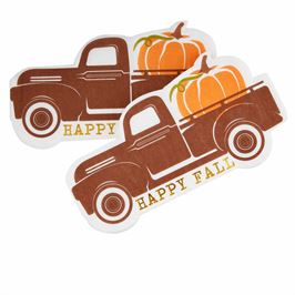 Happy Fall Truck Napkin