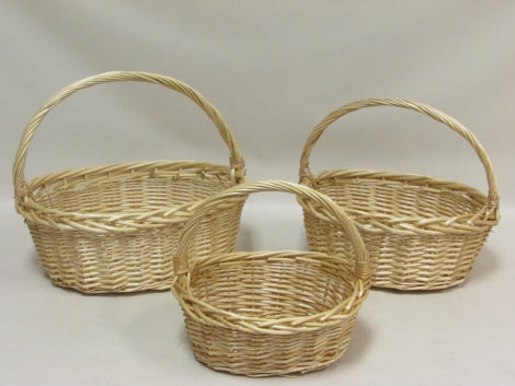 Willow Natural Basket, Small