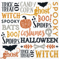 Halloween Words Paper Lunch Napkin