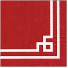 Rive Gauche Paper Dinner Napkins, Red - 20 Per Pack