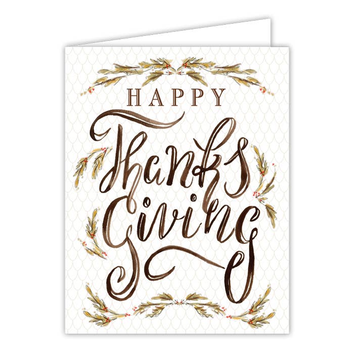 Happy Thanksgiving Greeting Card