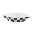 Courtly Check Enamel Oval Gratin Dish - Small