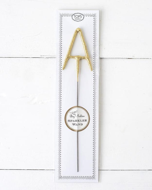 Big Golden Sparkler Wand Letter, A