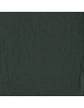 Grosgrain Black Paper Cocktail Napkins - 20 Per Package