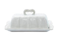 Incanto Stone White Baroque Butter Dish