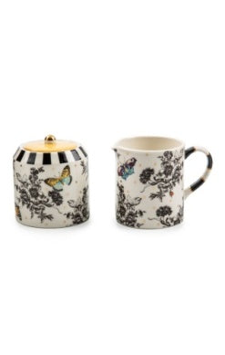 Butterfly Toile Creamer & Sugar Set