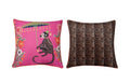 Decorative Double Sided Pillow in Multi and Cheetah Print24in x 24in x 5in