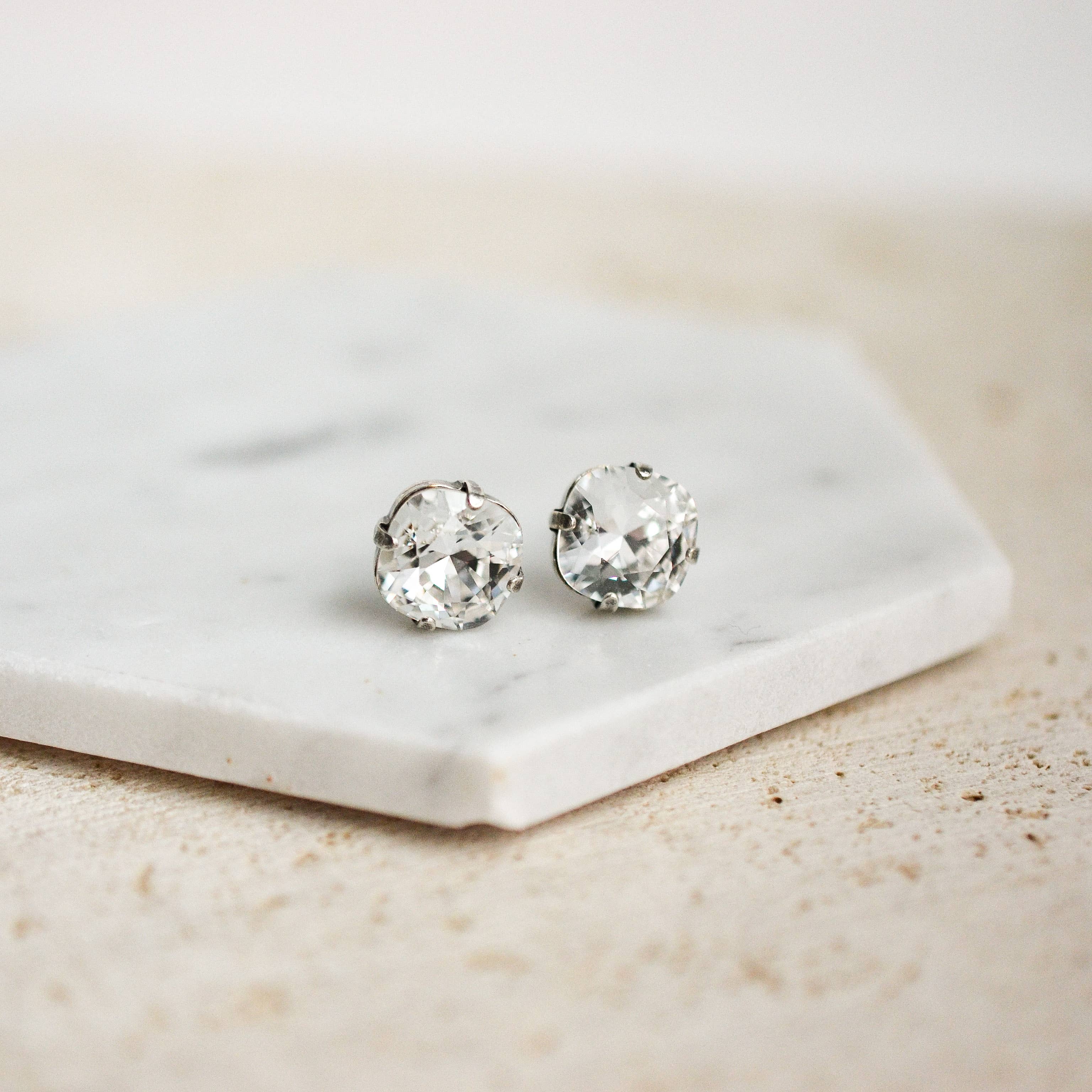Sadie Cushion Cut Post Earring