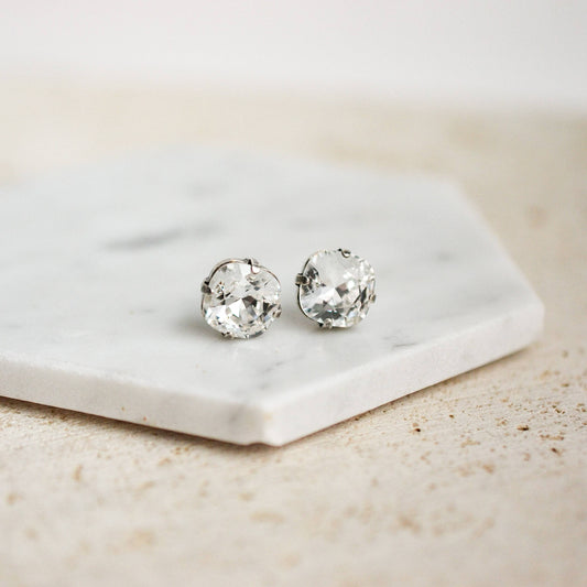 Sadie Cushion Cut Post Earring