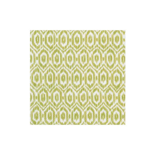 Amala Ikat Paper Cocktail Napkins in Green - 20 Per Package