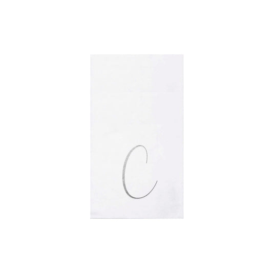 C Papersoft Napkins Monogram Guest Towels (Pack of 20)