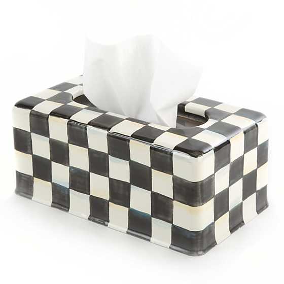 Courtly Check Standard Tissue Box Cover