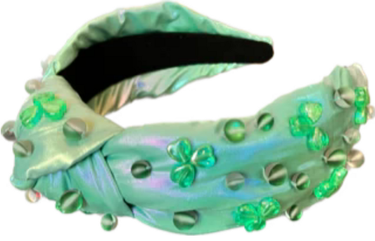 Iridescent Shamrock Headband