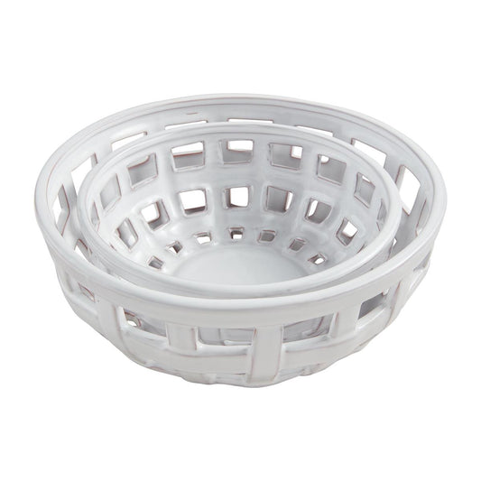 Basket Weave Bowl Set