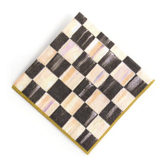 Courtly Check Cocktail Paper Napkins