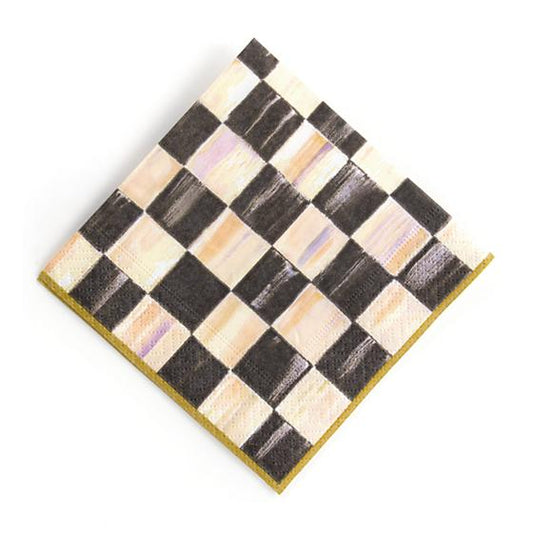 Courtly Check Cocktail Paper Napkins