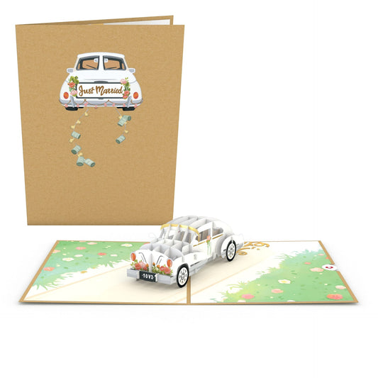 Wedding Car Pop-Up Card