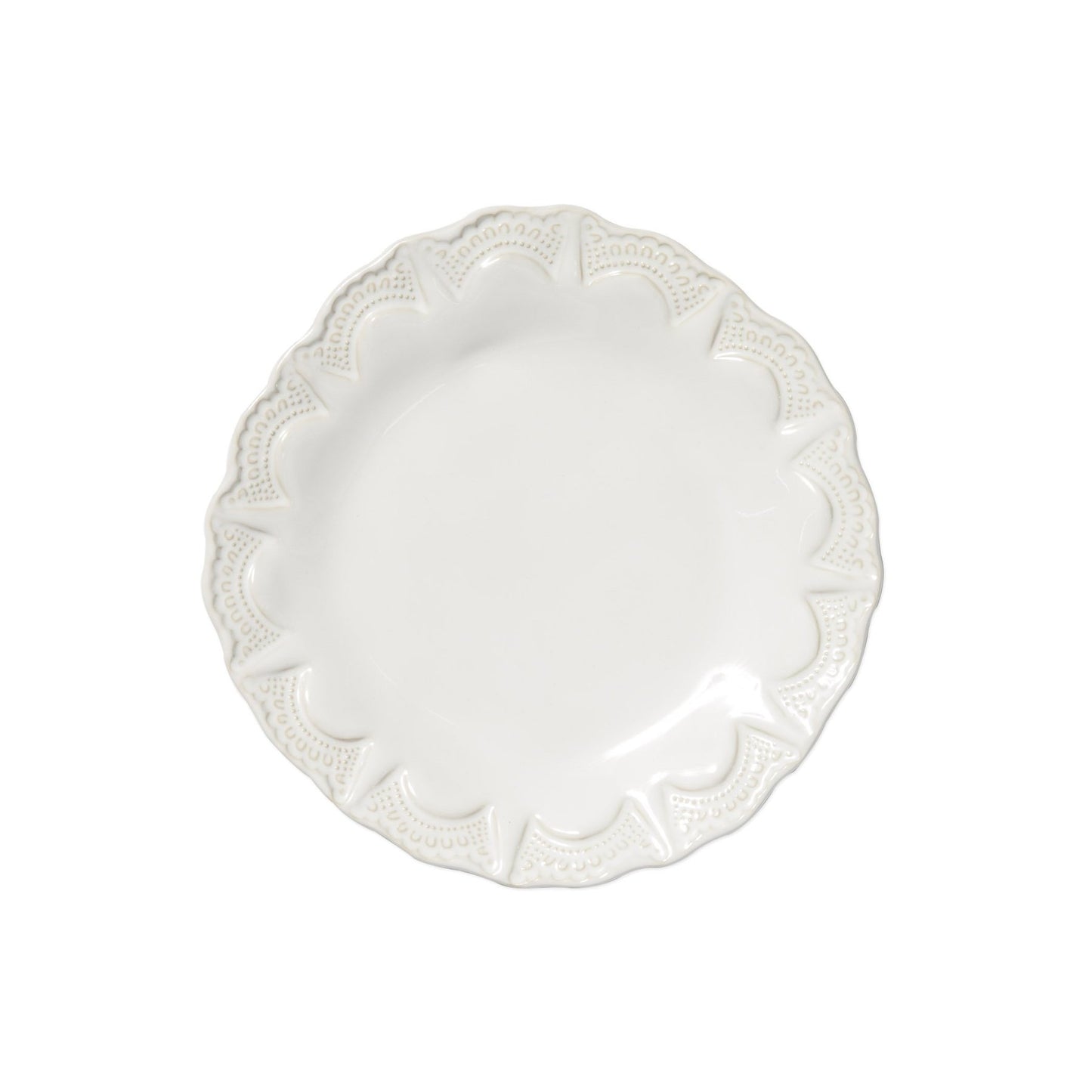 Incanto Stone White Lace Salad Plate