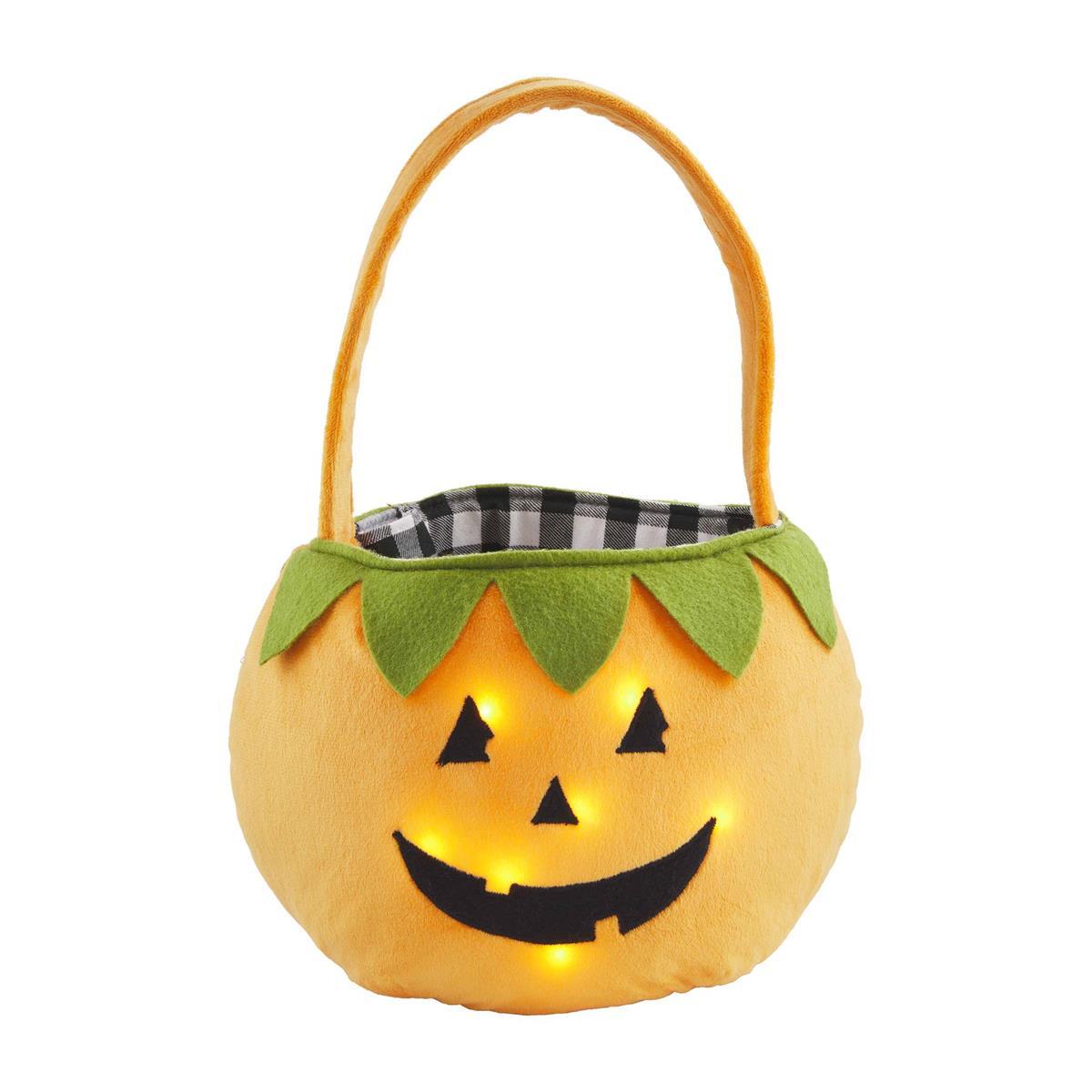 Light-Up Jack-O-Lantern Halloween Bag