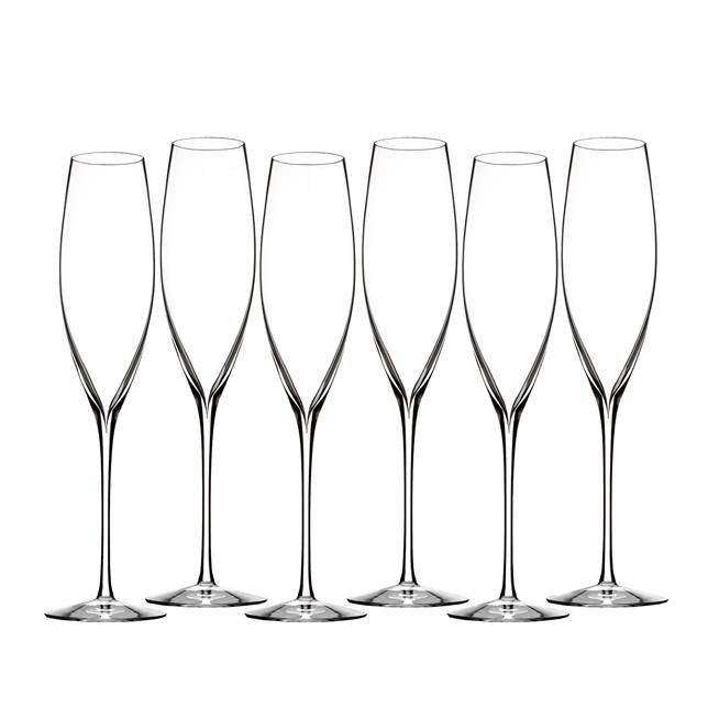 Elegance Champagne Classic Flute, Set of 6