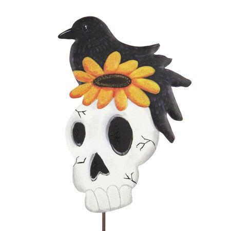Skeleton with Crow