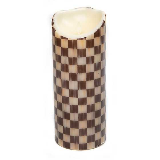 Courtly Check Flicker 10" Pillar Candle