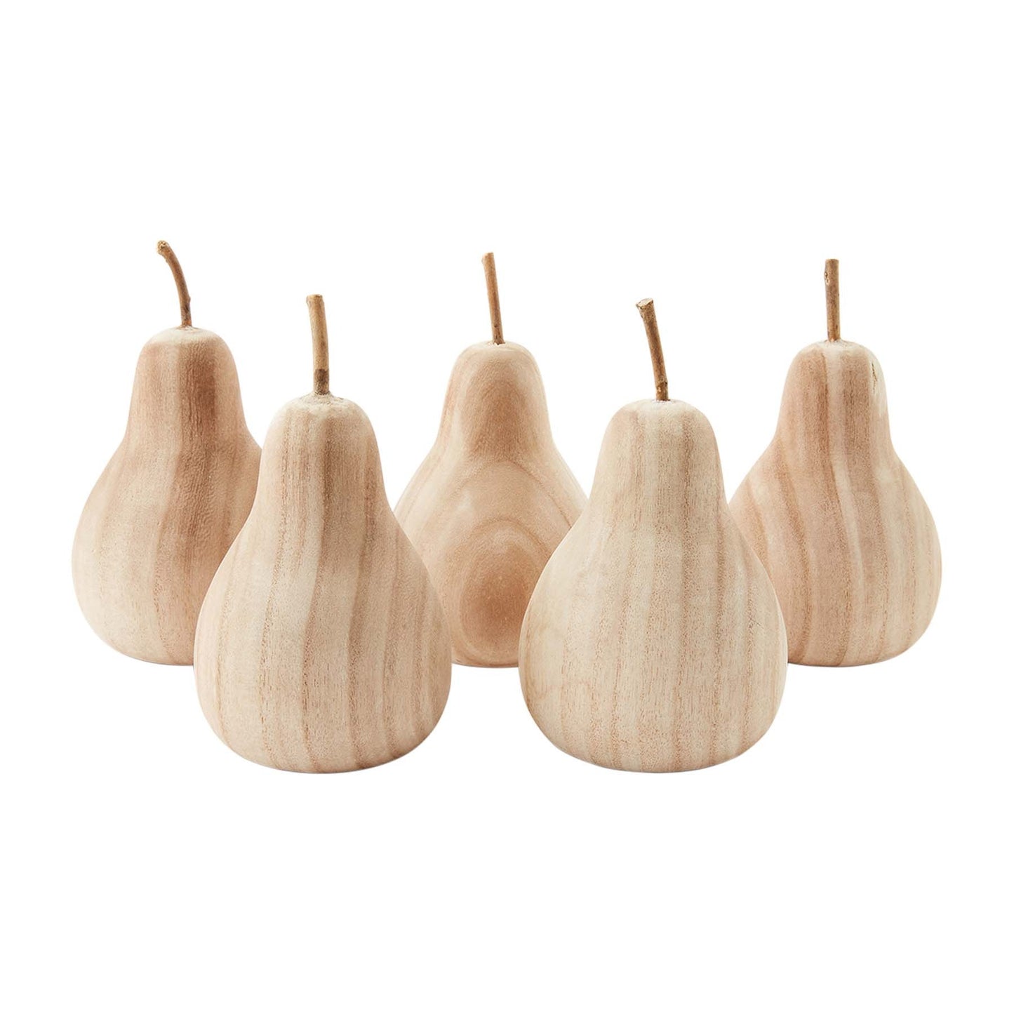 Large Wood Decorative Pear