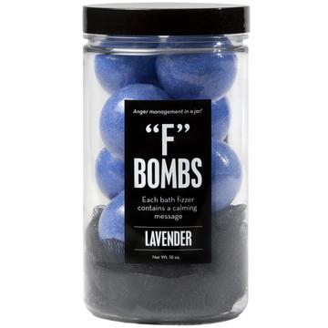 "F" Bombs Jar Lavender