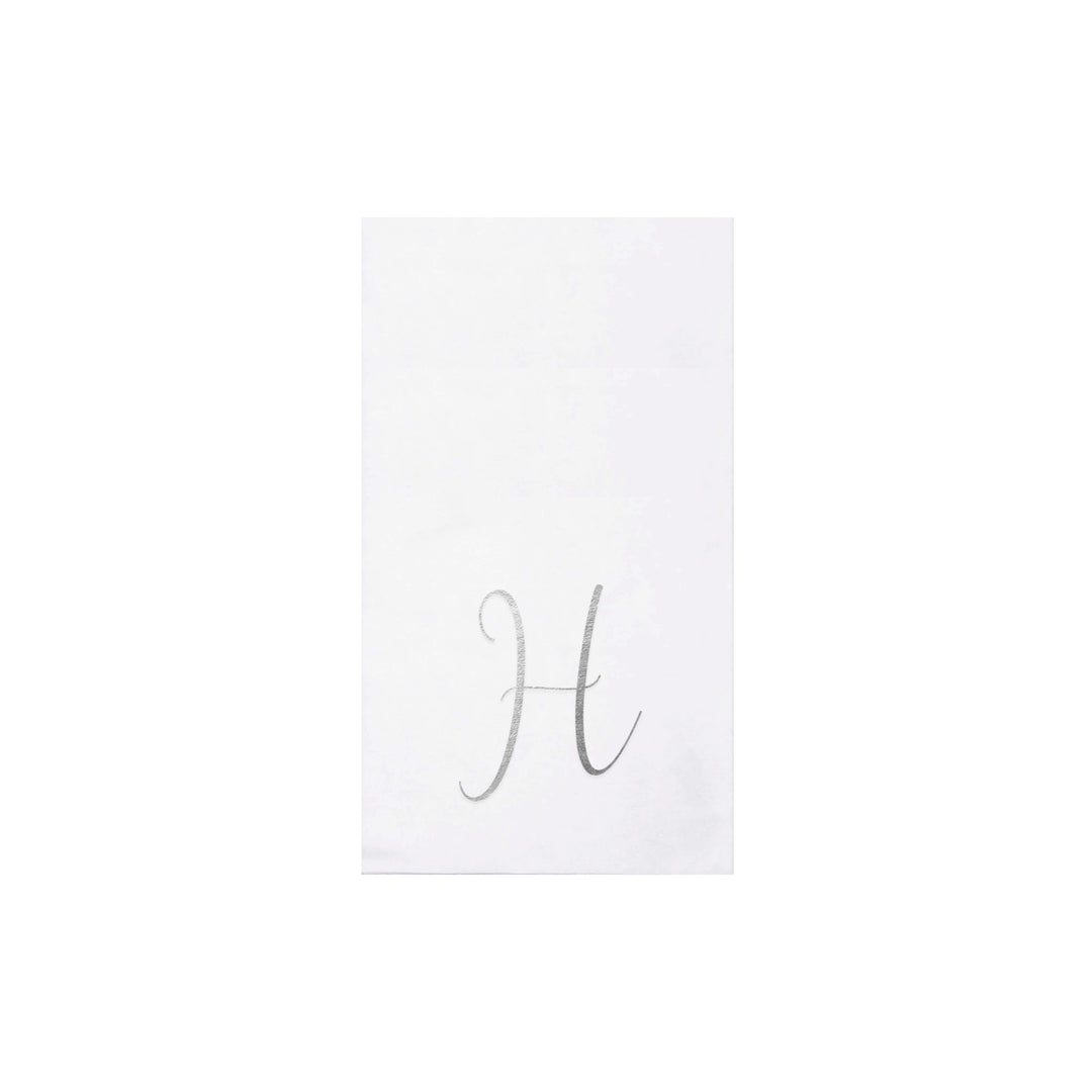 H Papersoft Napkins Monogram Guest Towels (Pack of 20)