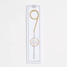 Big Golden Sparkler Wand Number, 9