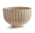 Charleston Rattan Footed Bowl