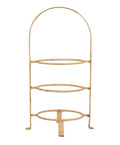 Provence Rattan Three Tiered Plate Server - Whitewash