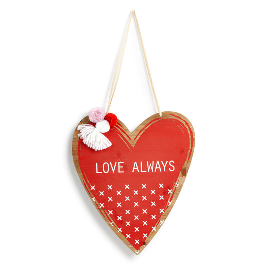 Love Always Heart Door Hanger