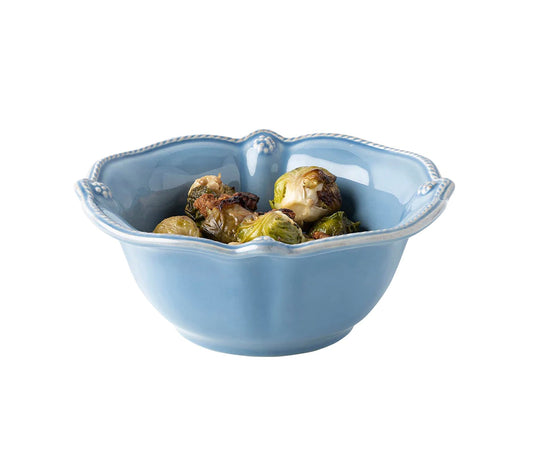 Berry & Thread Scallop Cereal Bowl - Chambray