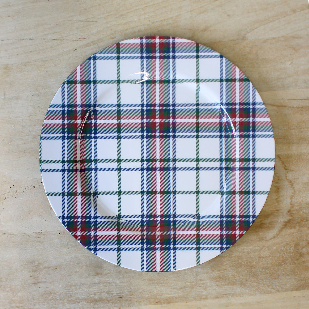 Plaid Tidings Charger