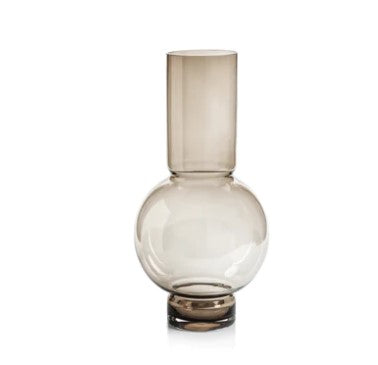 Monceau Glass Vase - Taupe