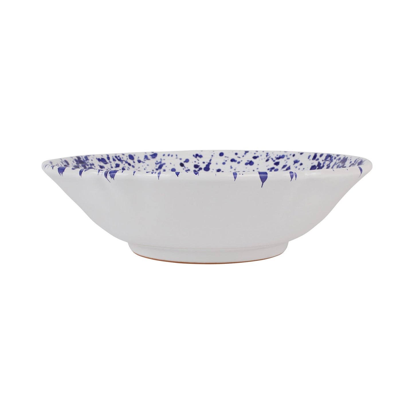 Amalfitana Cobalt Splatter Serving Bowl