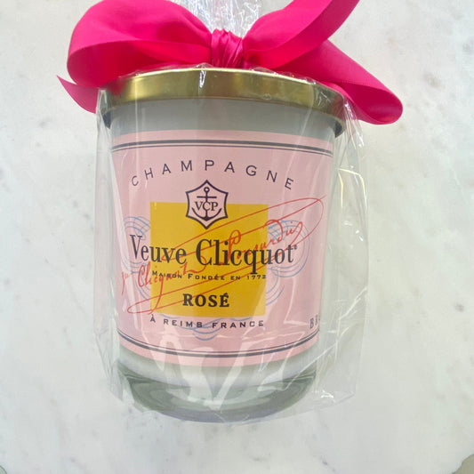 Pink Veuve 5x5 Candle