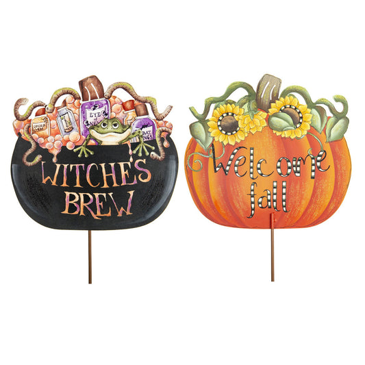 Reversible Fall Halloween Pumpkin