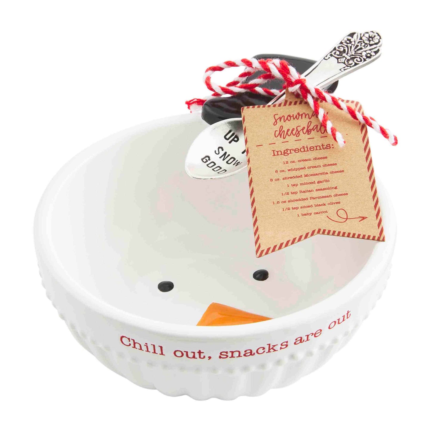 Snowman Dip Bowl Set