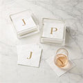 E Initial Napkin & Holder Set