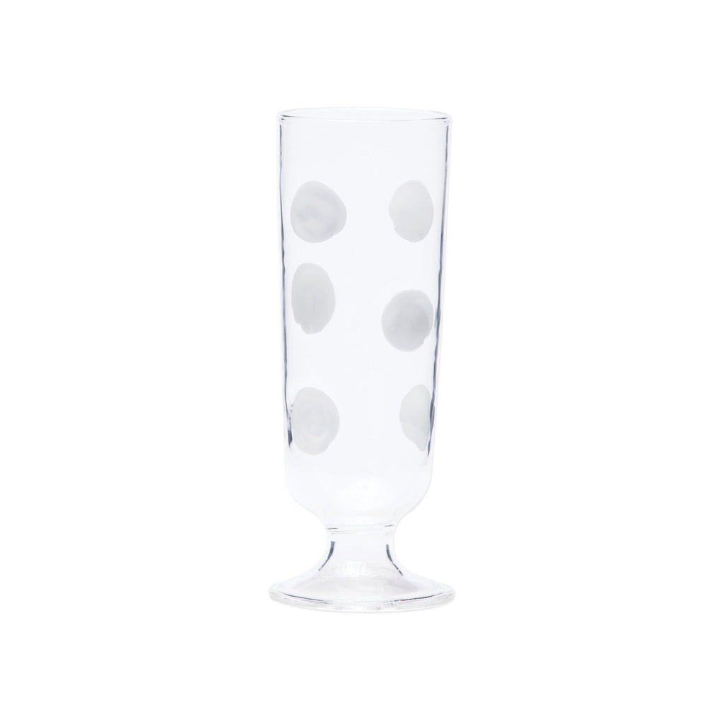 Drop Champagne Glass, White