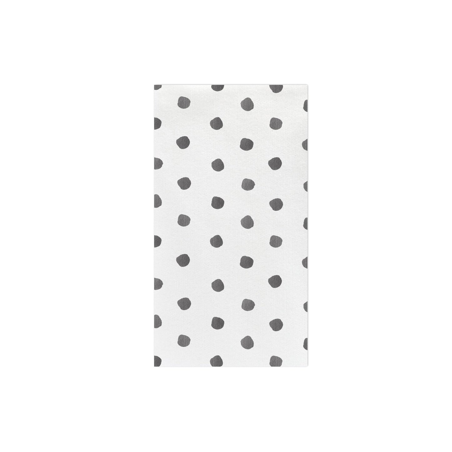 Papersoft Napkins Dot Gray Guest Towels 50 Count