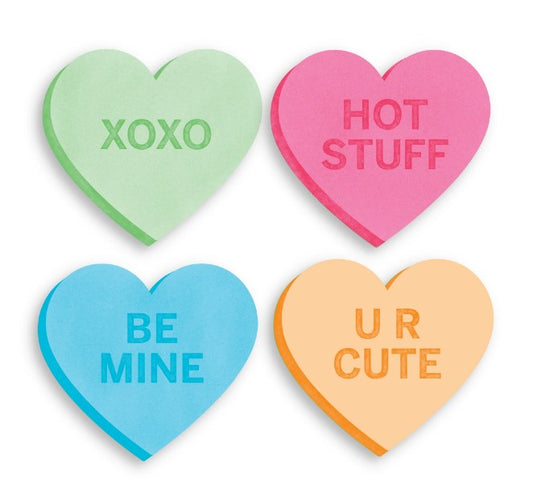 Conversation Hearts Set of 4 Coasters