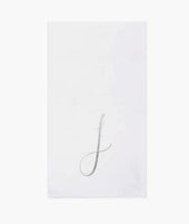 J Papersoft Napkins Monogram Guest Towels (Pack of 20)