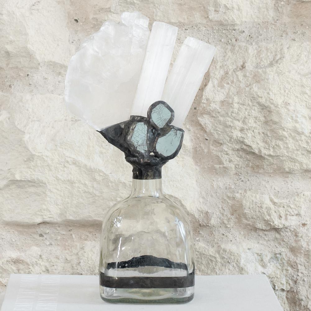 Selenite S&S Turquoise Bottle