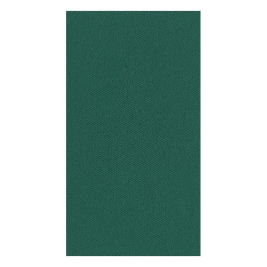 Paper Linen Solid Guest Towel Napkins, Hunter Green - 12 Per Package