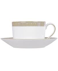 Vera Wang Gold Teacup & Saucer