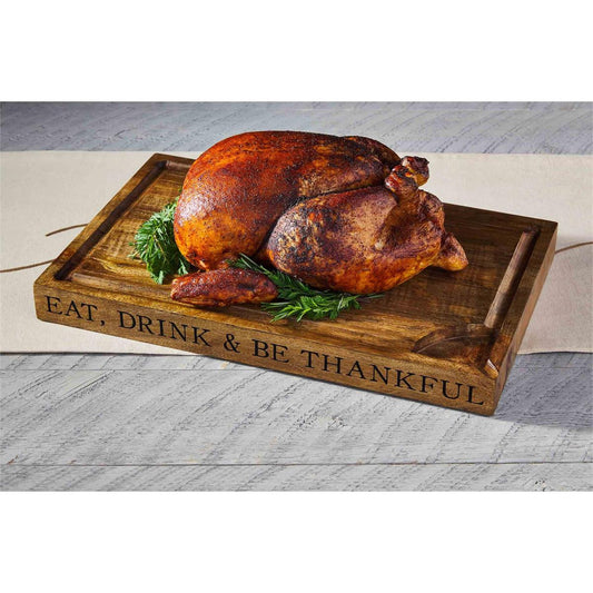 Eat, Drink & Be Thankful Cutting Board