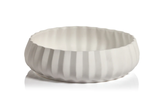 Catalina Ceramic Bowl - White - Small